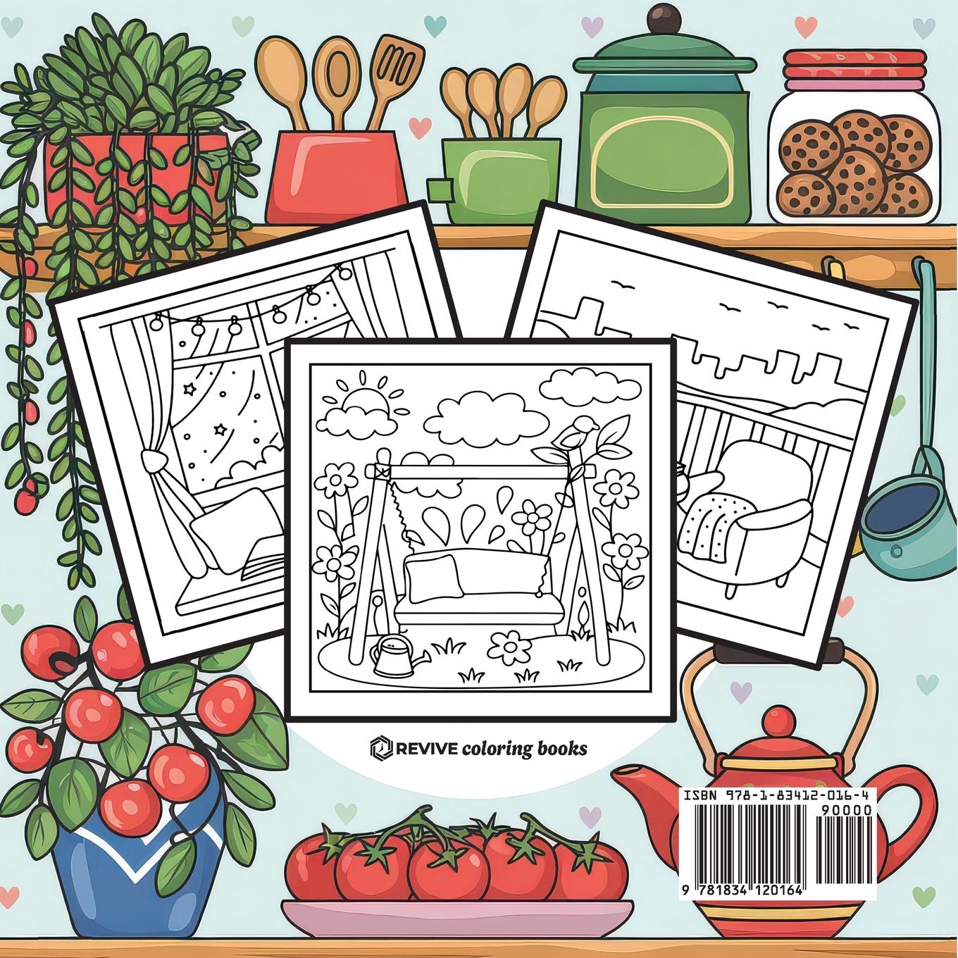 Rückseitencover Bold & Easy Little Corner Coloring Book