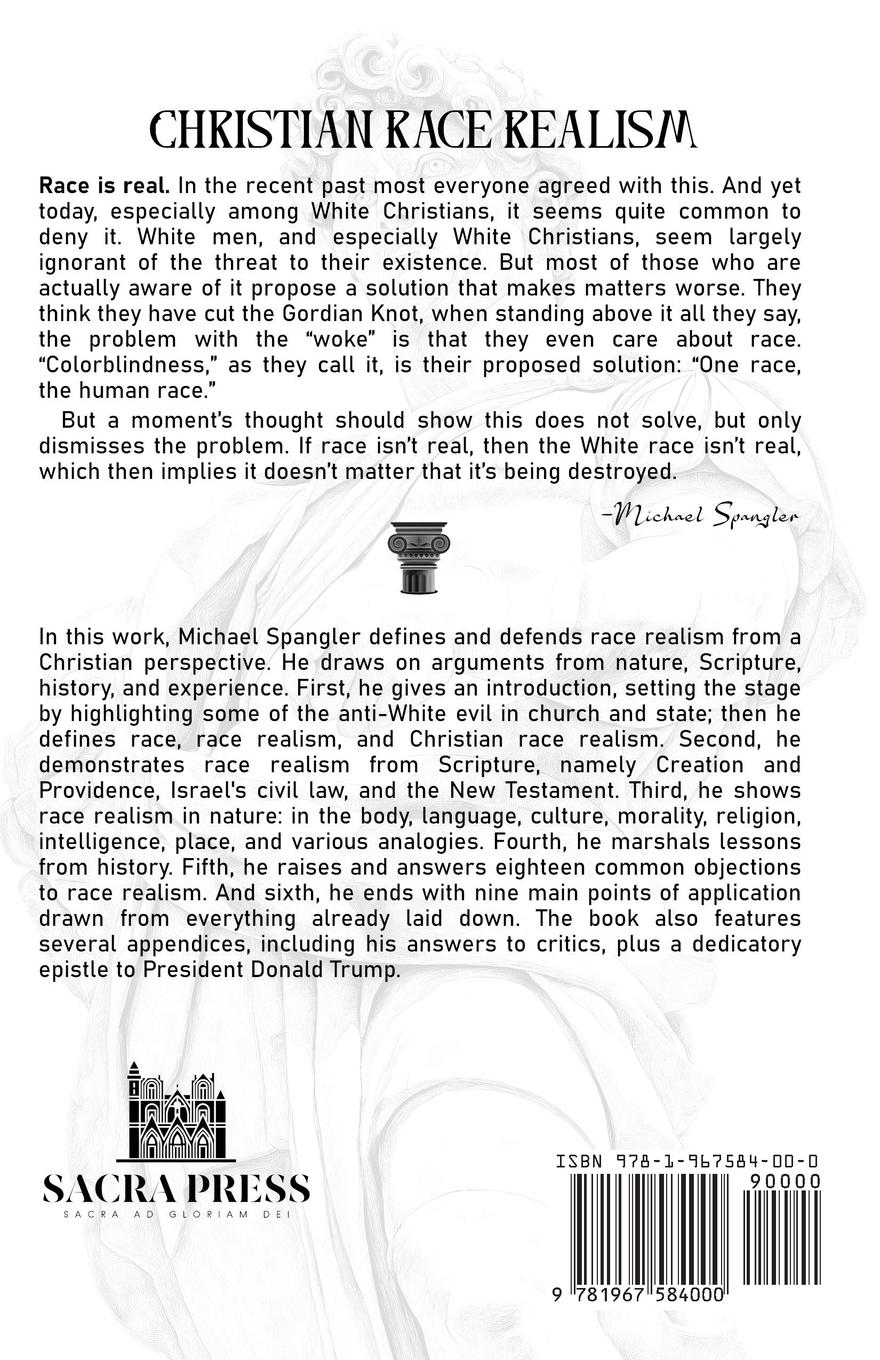 Rückseitencover Christian Race Realism