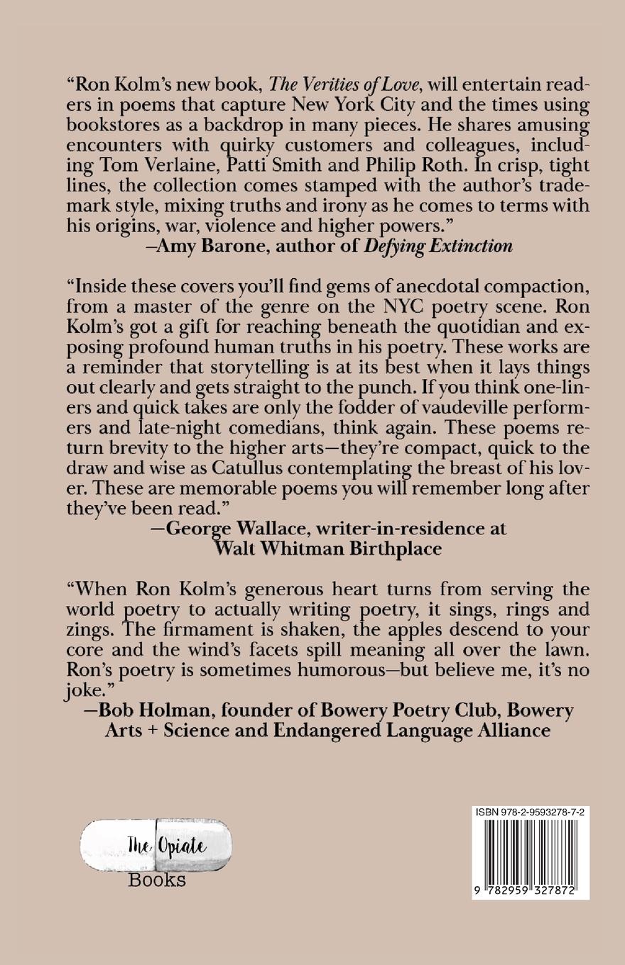 Rückseitencover The Verities of Love