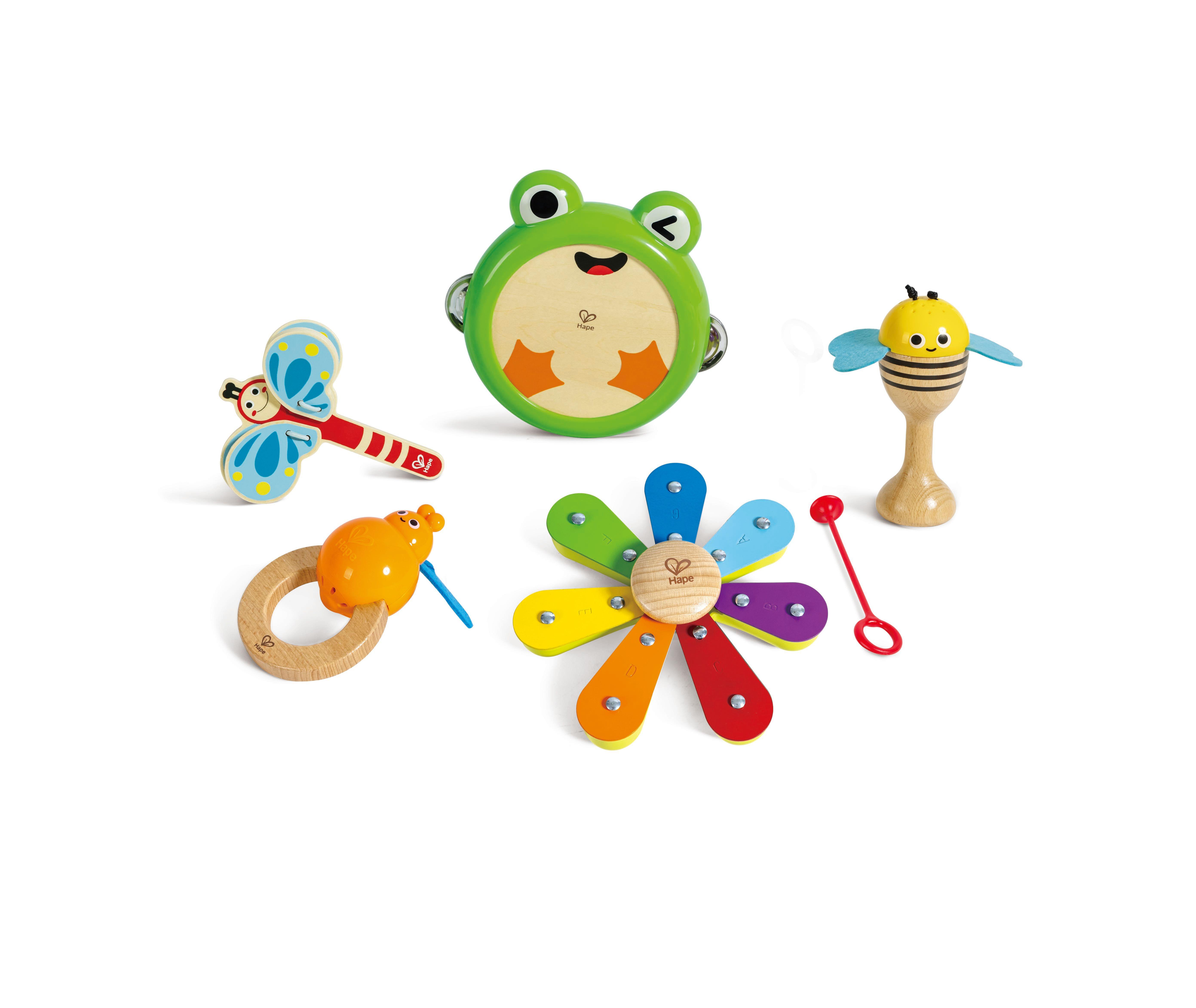 Beispielinhalt (Bild) Hape - Rhythmus-Kit Natur
