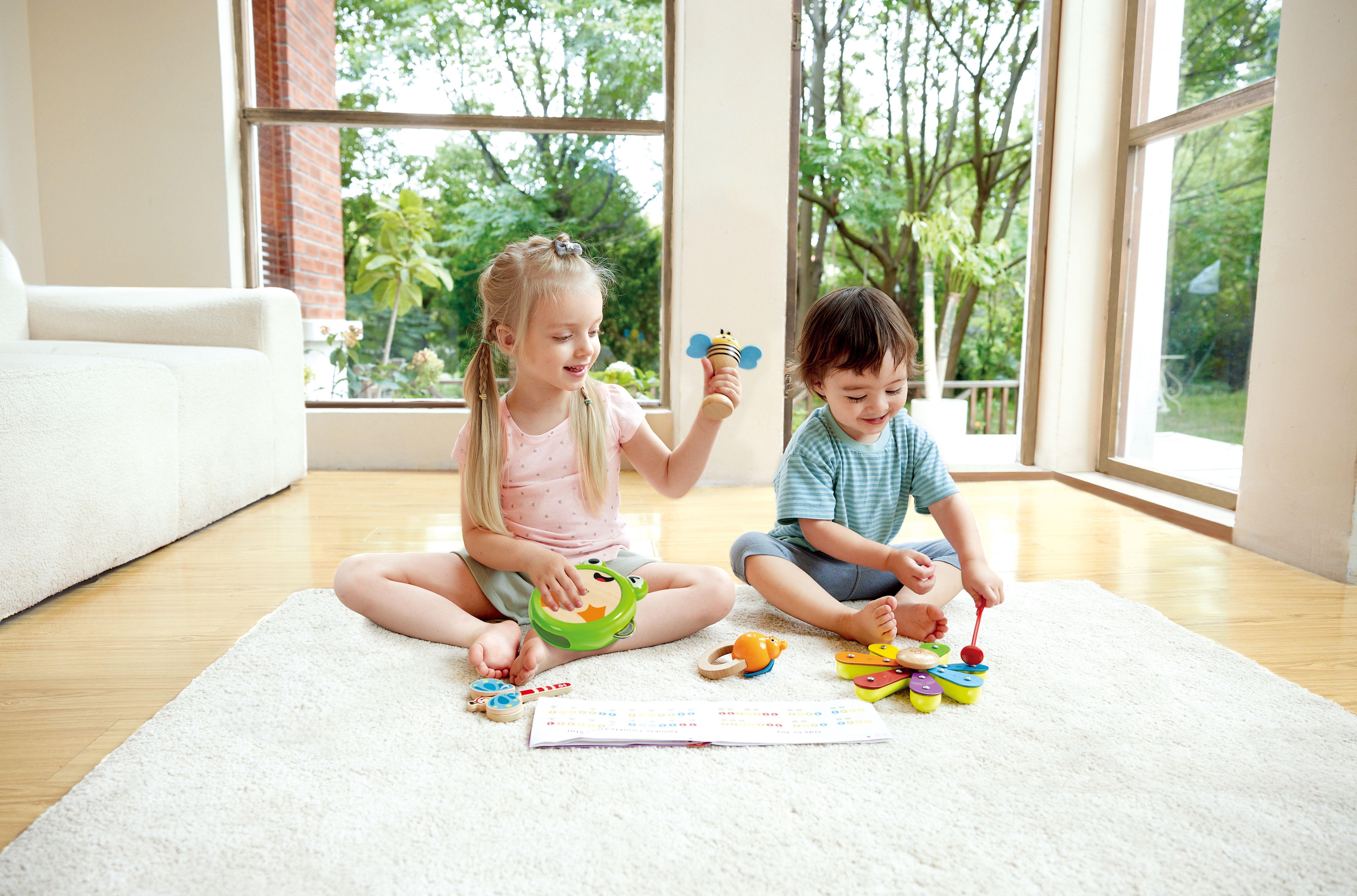 Beispielinhalt (Bild) Hape - Rhythmus-Kit Natur