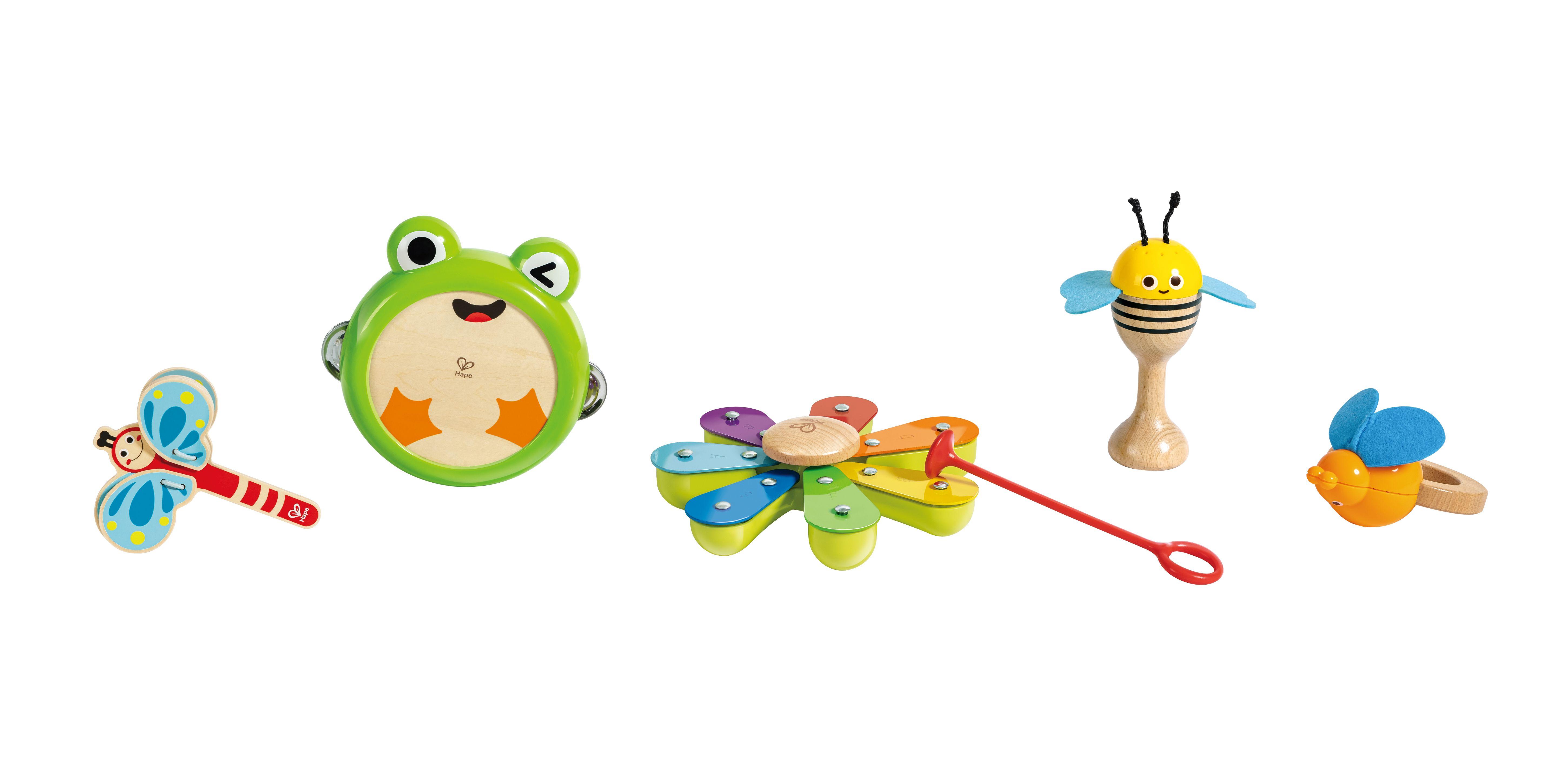 Beispielinhalt (Bild) Hape - Rhythmus-Kit Natur