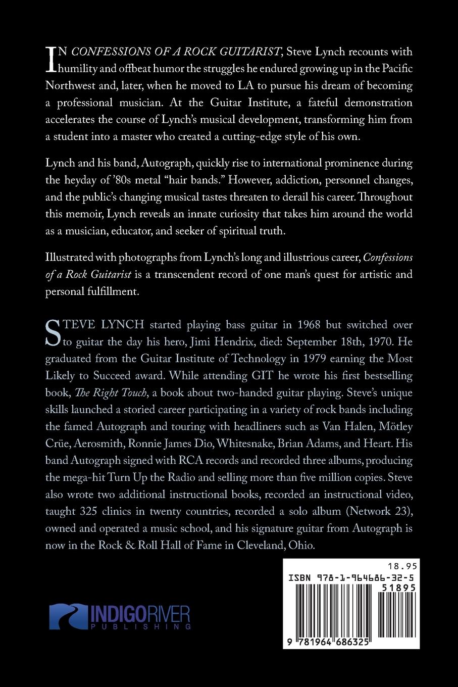 Rückseitencover Confessions of a Rock Guitarist
