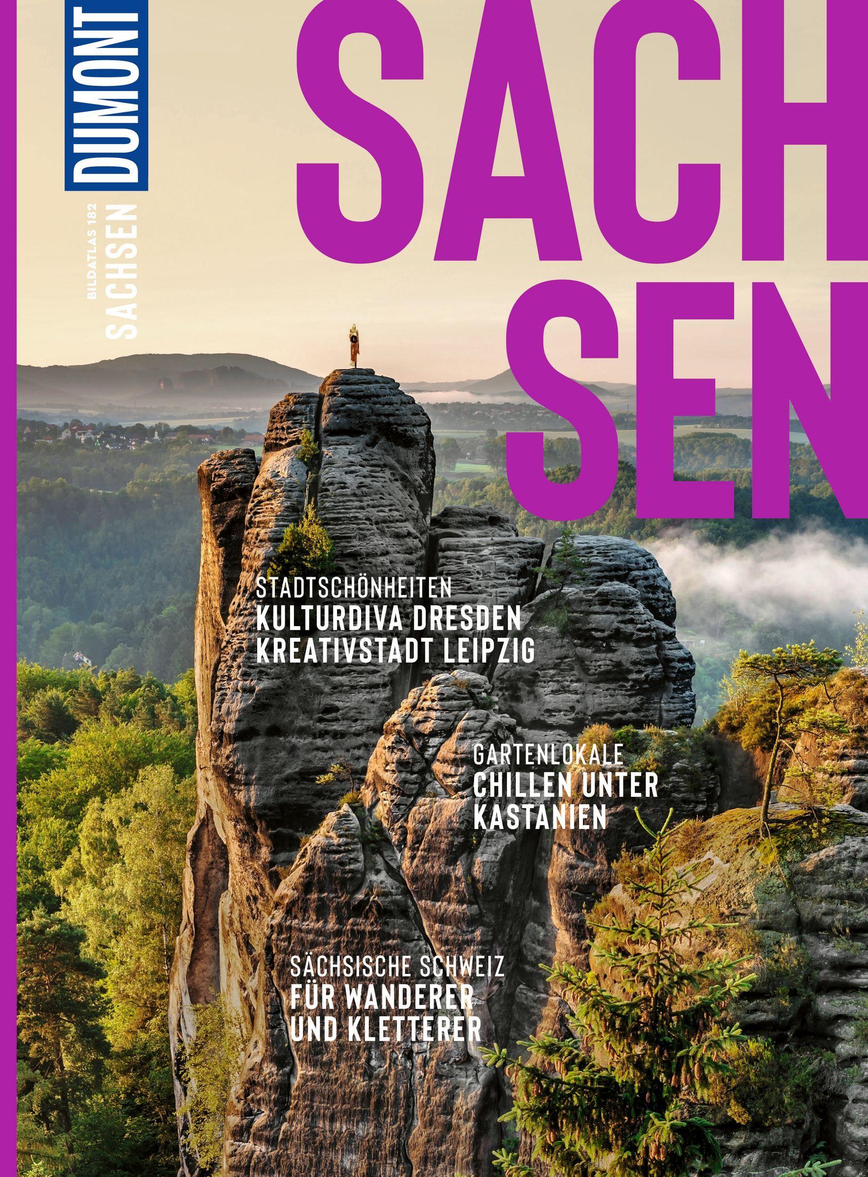 Vorderes Coverbild DuMont Bildatlas Sachsen