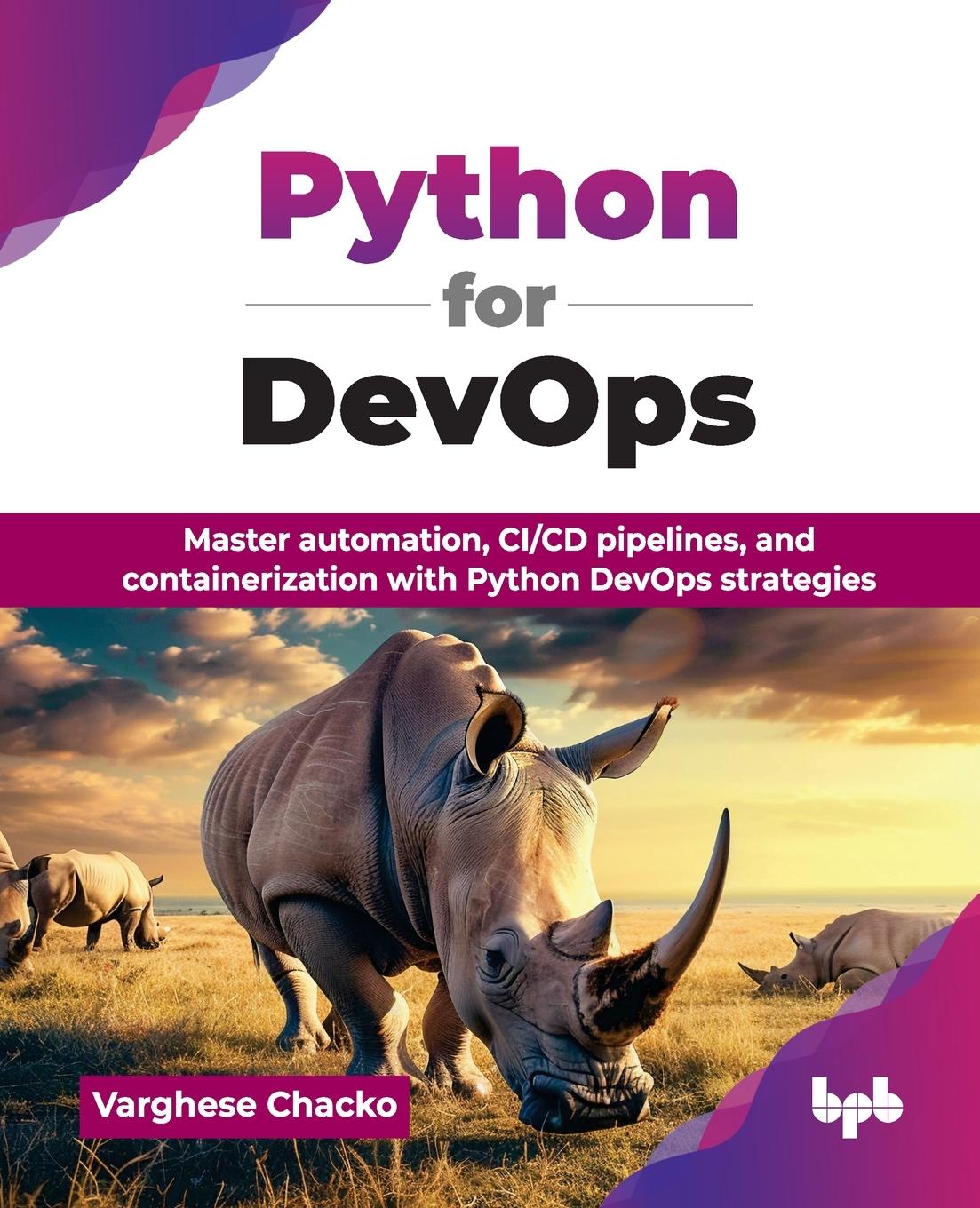 Vorderes Coverbild Python for DevOps