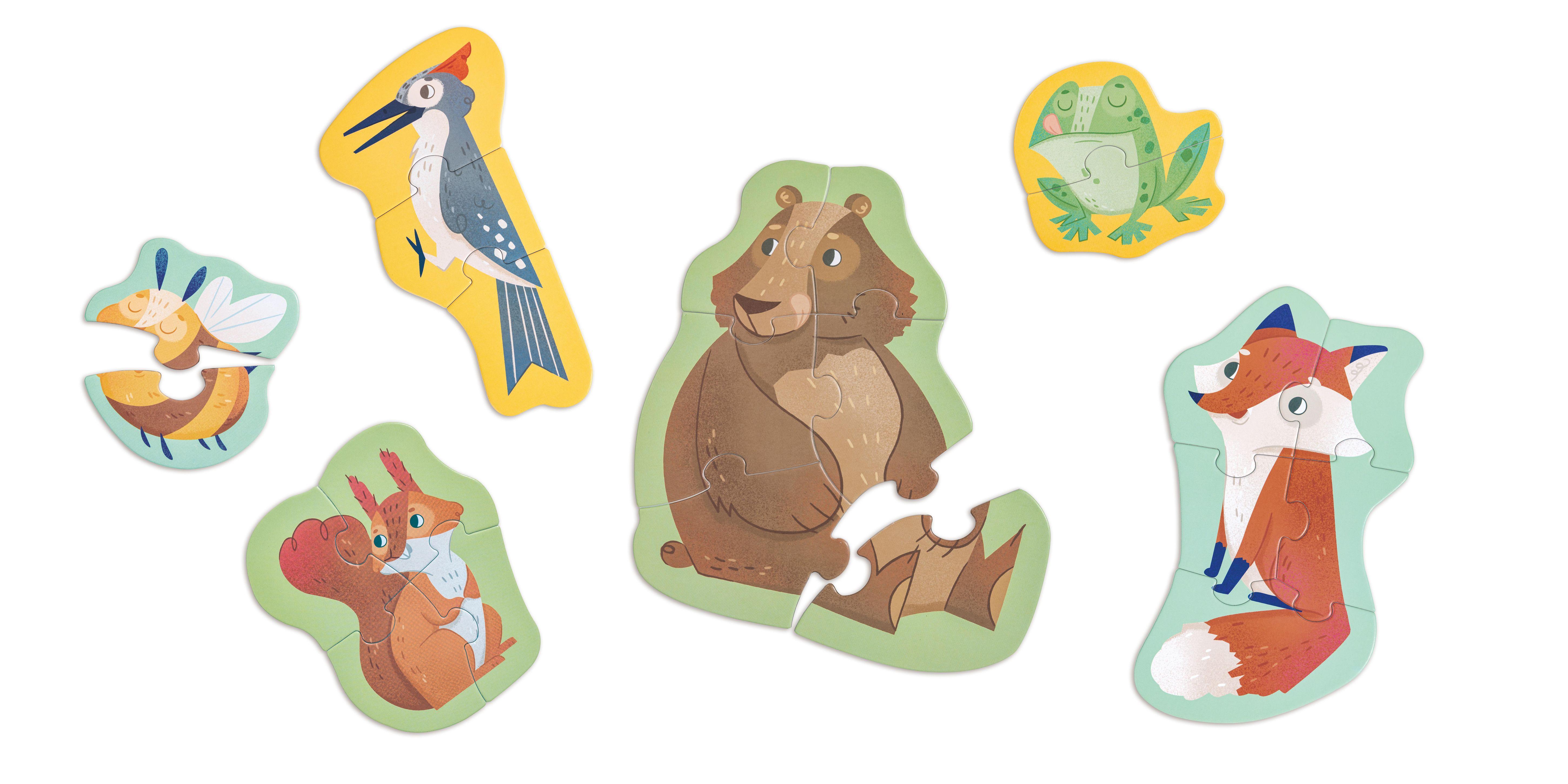 Beispielinhalt (Bild) Hape - Waldfreunde-Puzzle