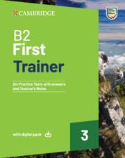 Vorderes Coverbild B2 First Trainer 3 Trainer with Answers with Digital Pack