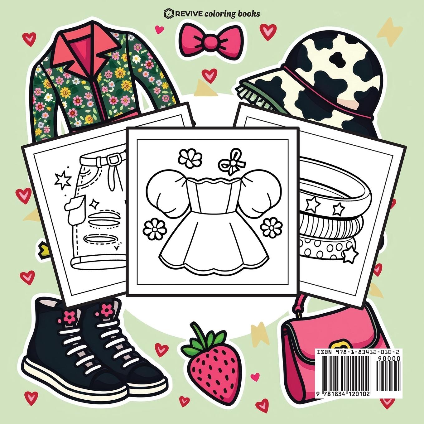 Rückseitencover Bold & Easy Fashion Vibes Coloring Book