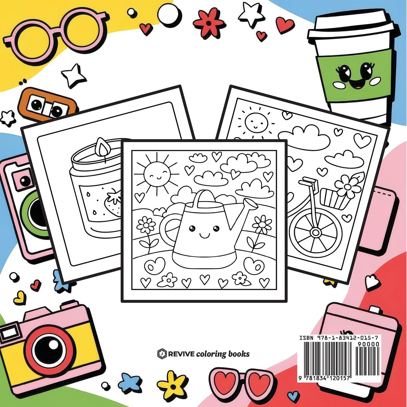 Rückseitencover Bold & Easy Cute Stuff Coloring Book