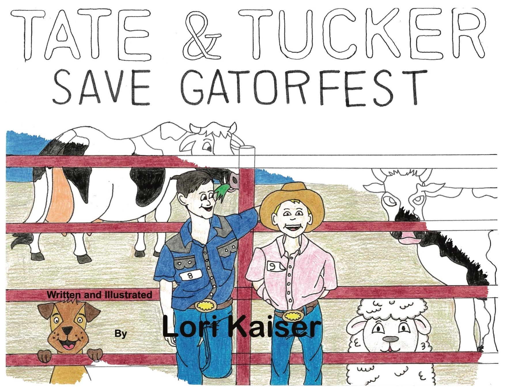 Vorderes Coverbild Tate & Tucker Save Gatorfest Coloring Book