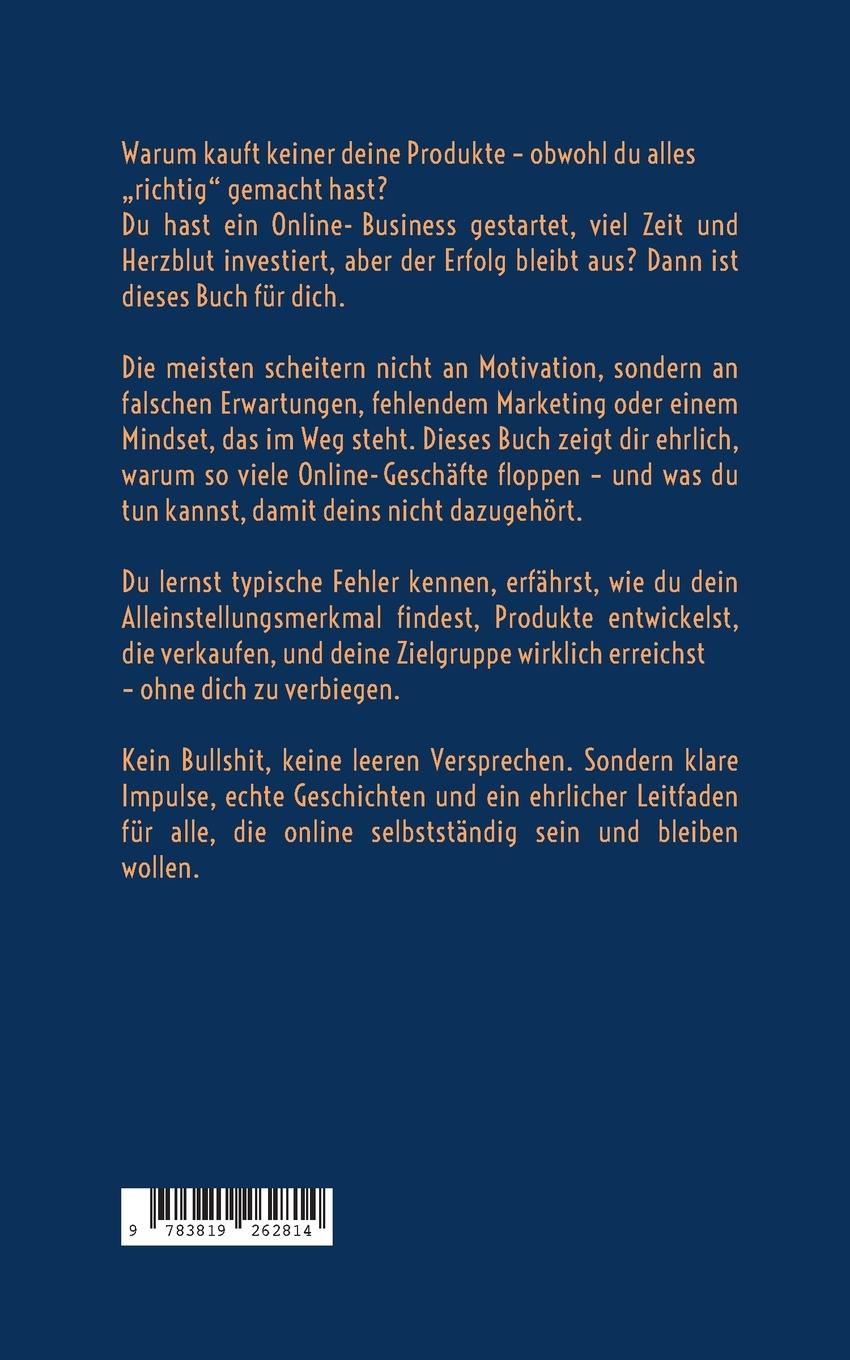 Rückseitencover Warum kauft keiner meinen Scheiss?