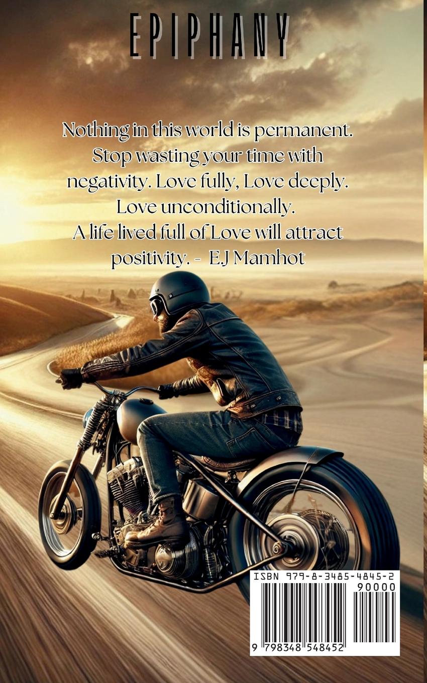 Rückseitencover EPIPHANY (a collection of Life Quotes and Proverbs)