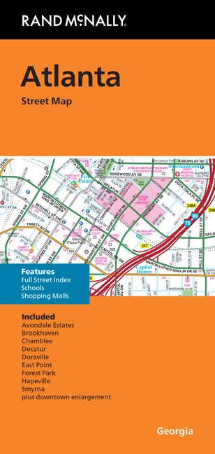 Vorderes Coverbild Rand McNally Folded Map: Atlanta Street Map