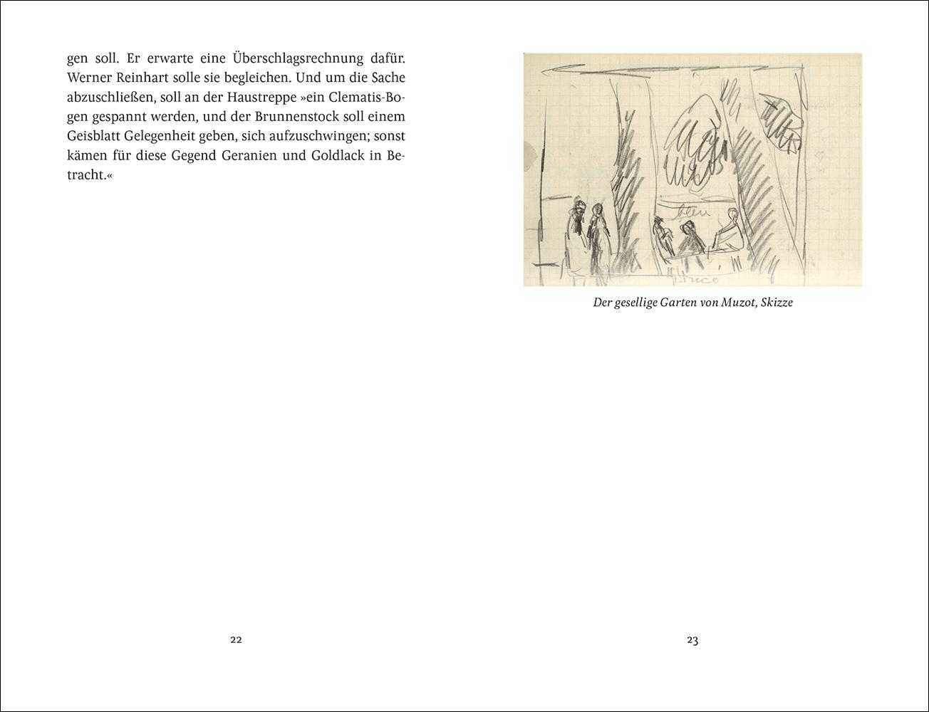 Beispielinhalt (Bild) Rilke als Gärtner