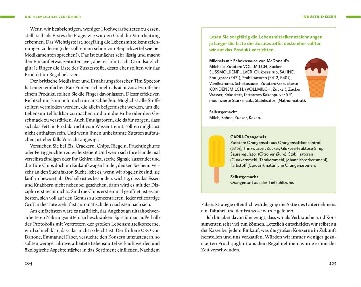 Beispielinhalt (Bild) Ernährung. Meine Quintessenz
