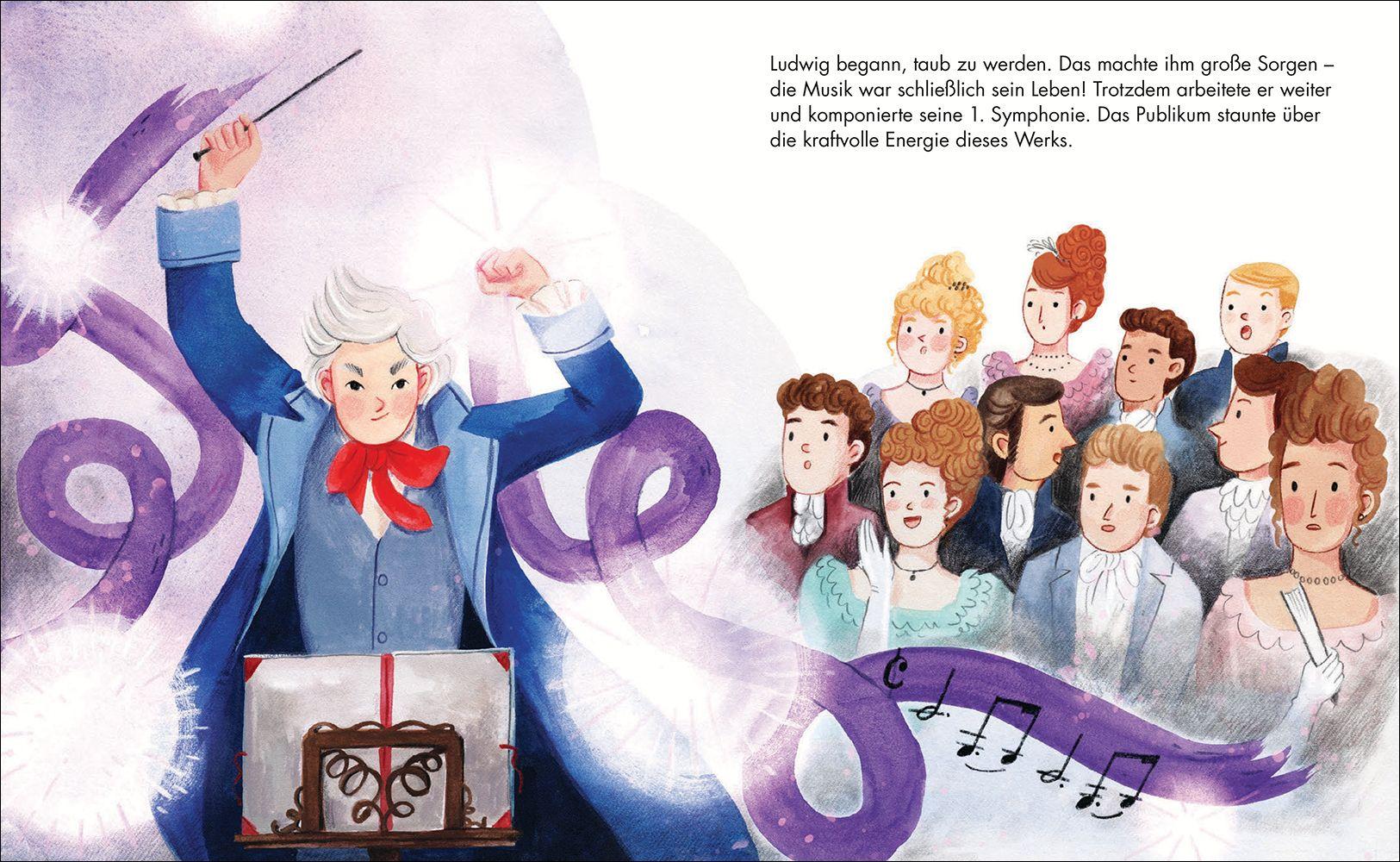 Beispielinhalt (Bild) Little People, Big Dreams - Ludwig van Beethoven