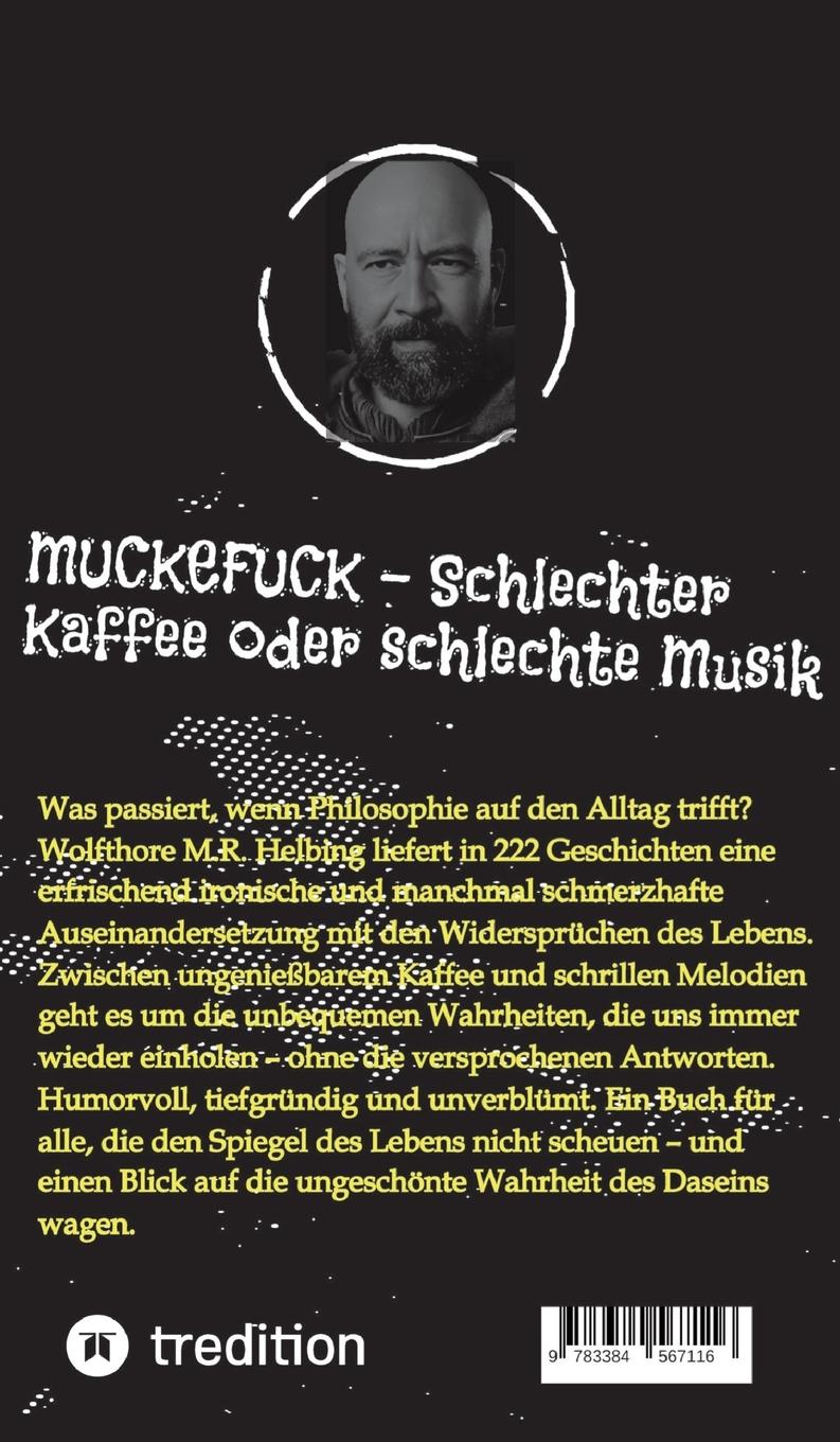 Rückseitencover MUCKEFUCK - Schlechter Kaffee oder schlechte Musik