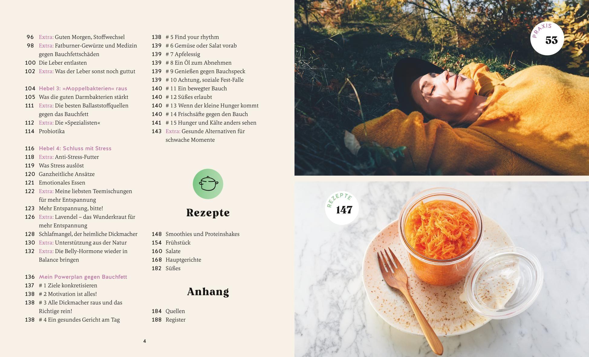 Beispielinhalt (Bild) Meine Gesundheitsretter aus der Natur gegen Bauchfett