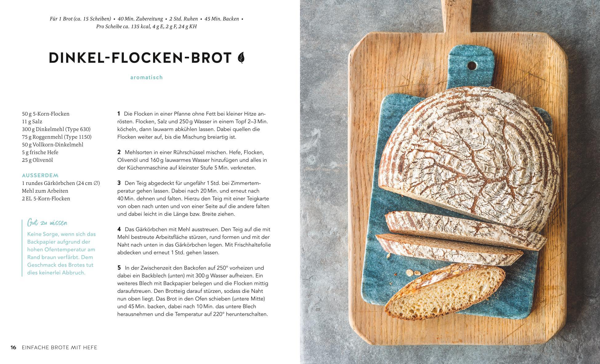 Beispielinhalt (Bild) Brot backen