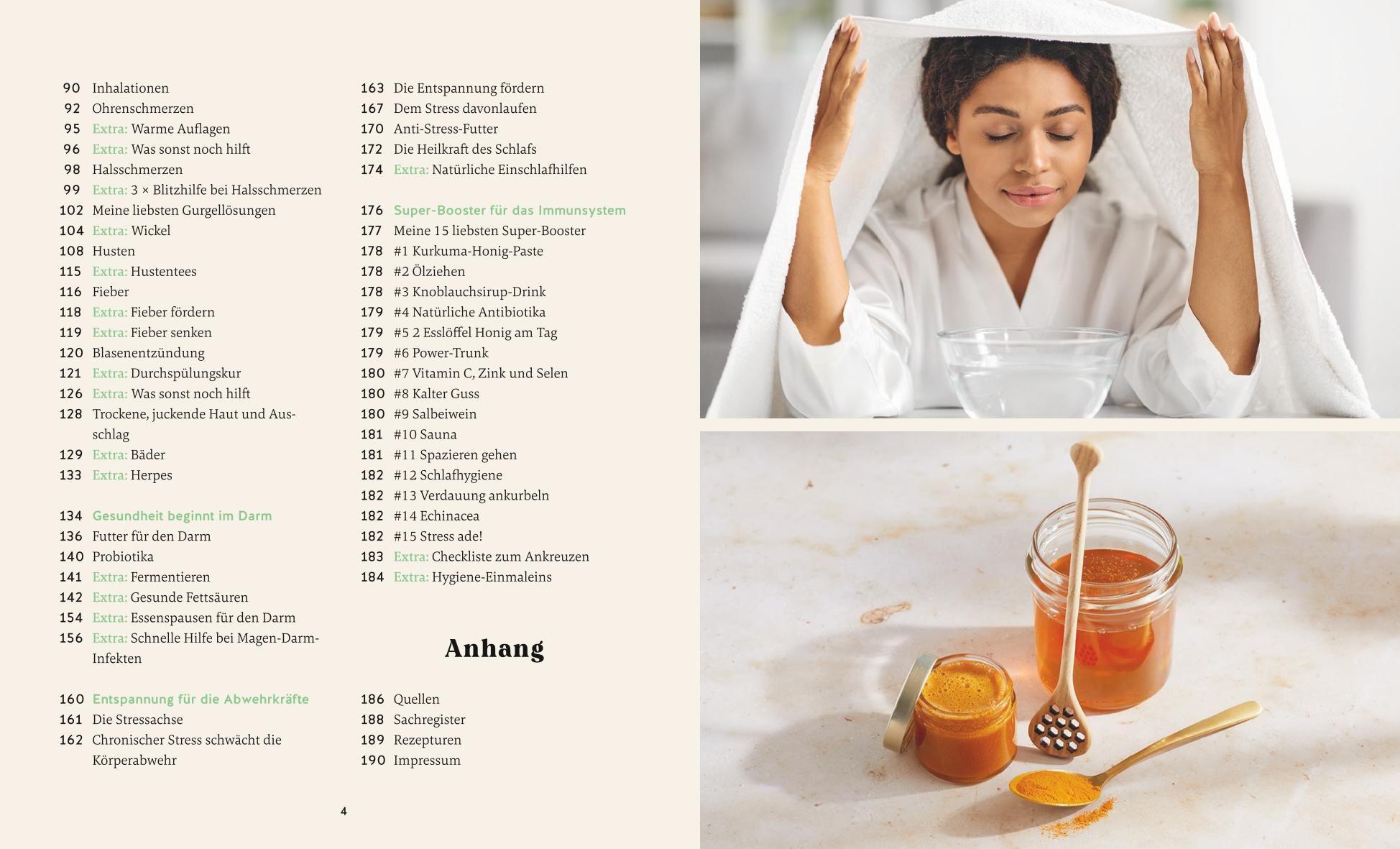 Beispielinhalt (Bild) Meine Gesundheitsretter aus der Natur für ein starkes Immunsystem