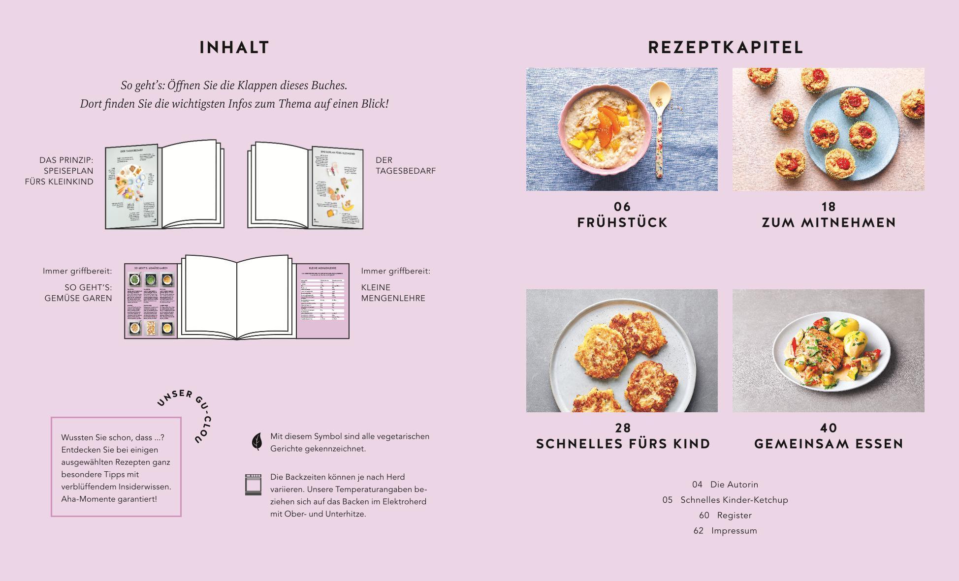 Beispielinhalt (Bild) Kochen für Kleinkinder