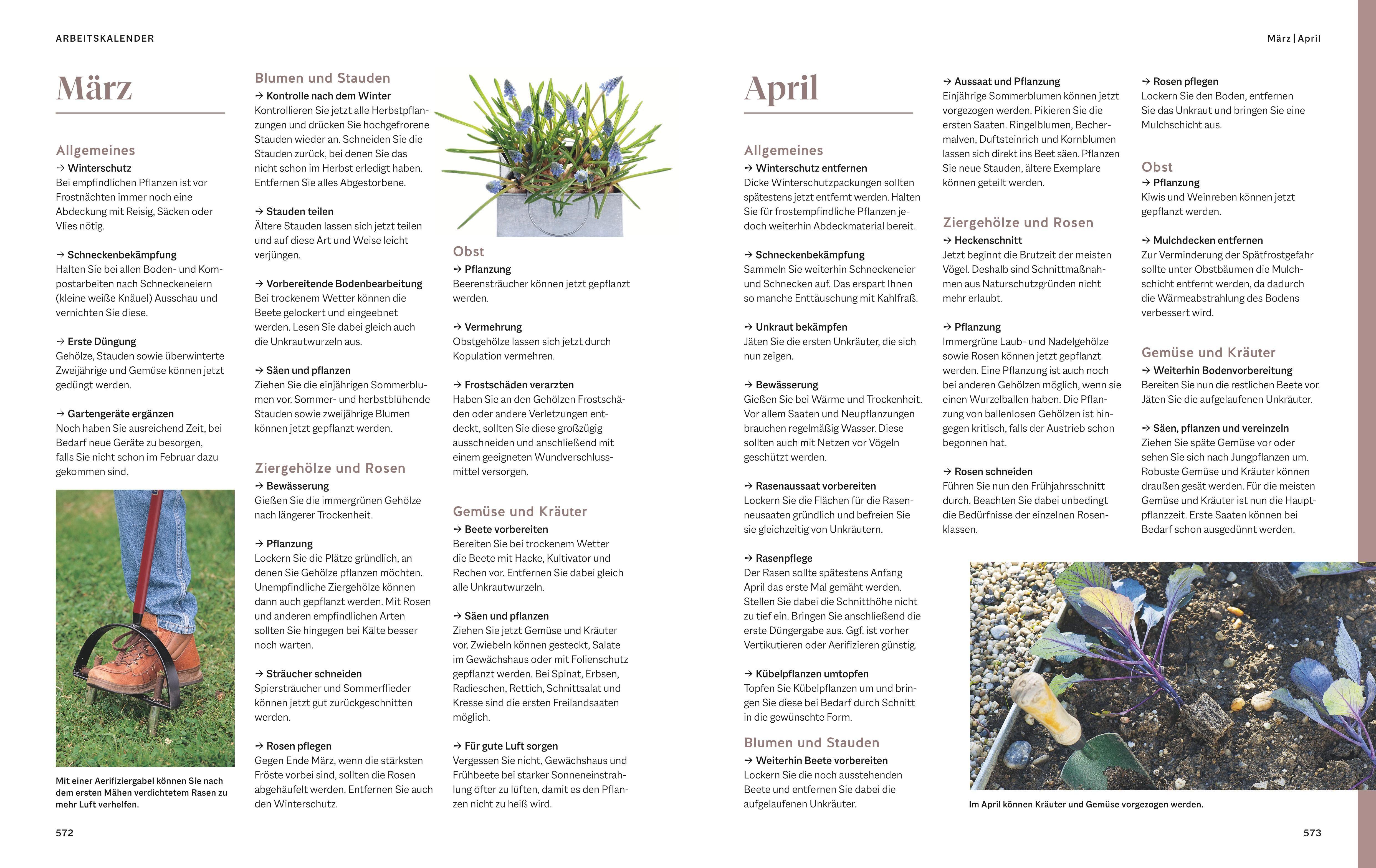 Beispielinhalt (Bild) Das große Praxishandbuch Garten