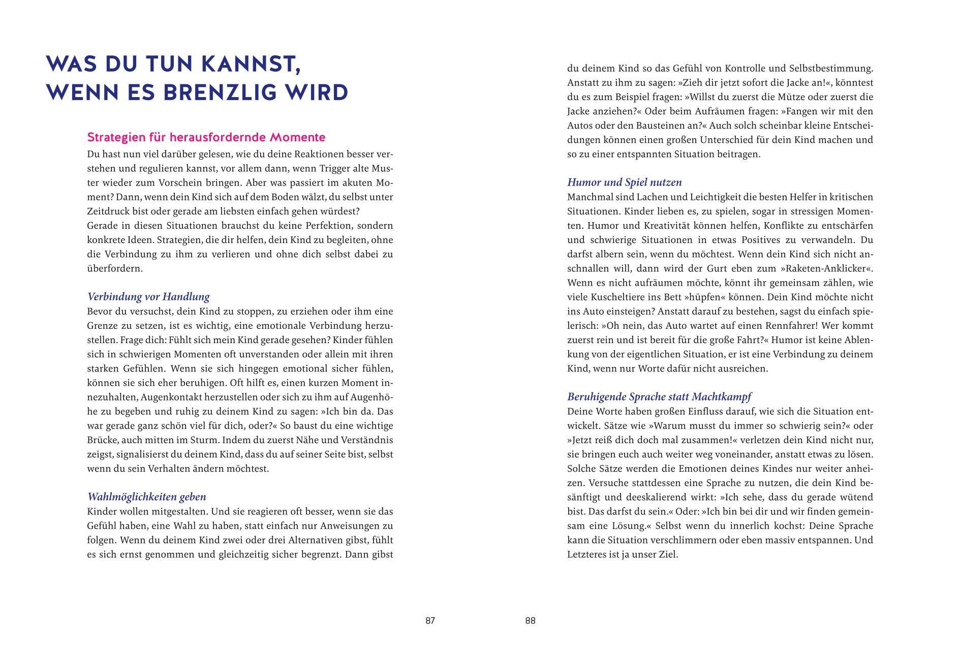 Beispielinhalt (Bild) Wut, Trotz und Tränen