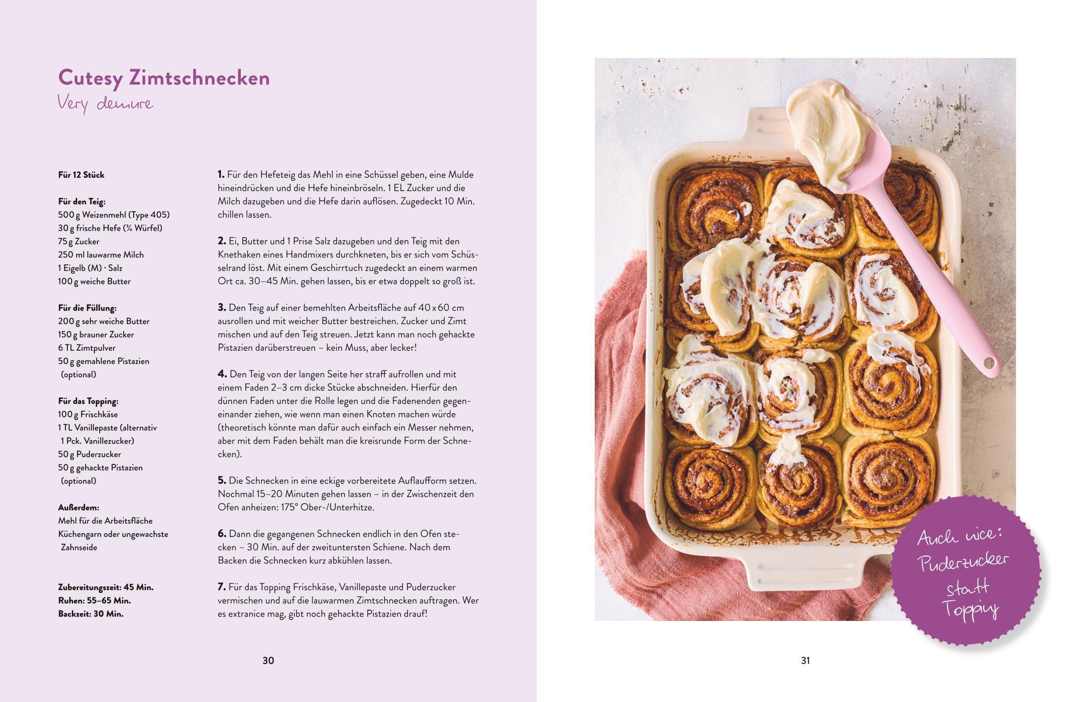 Beispielinhalt (Bild) Cozy baking time