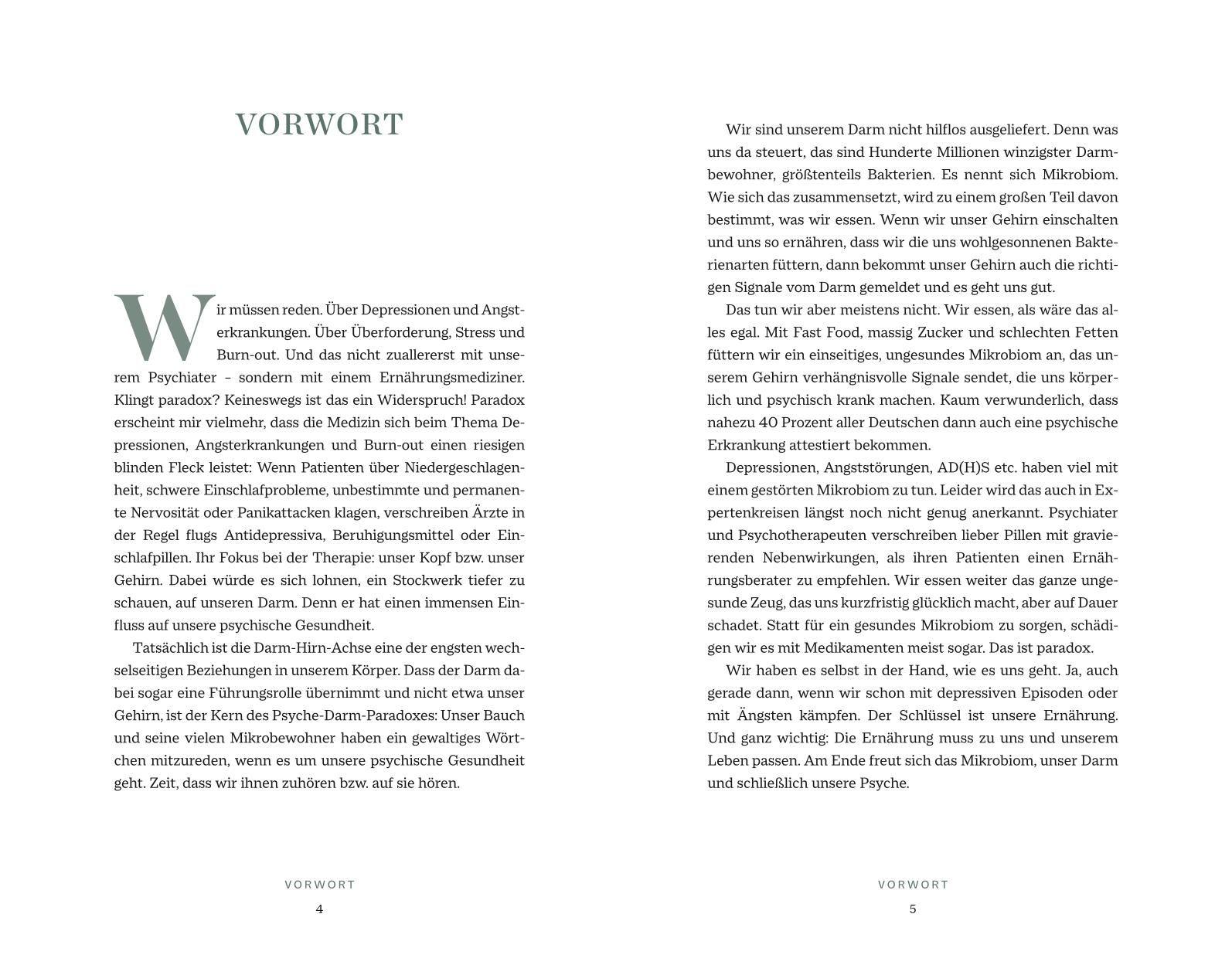 Beispielinhalt (Bild) Das Psyche-Darm-Paradox