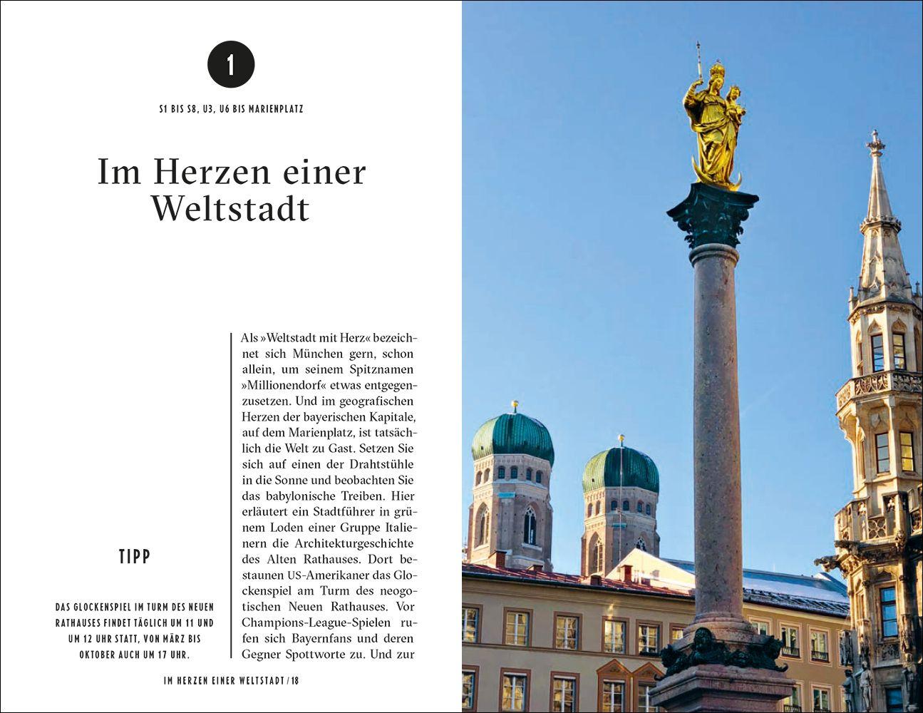 Beispielinhalt (Bild) München Reiseführer LIEBLINGSORTE