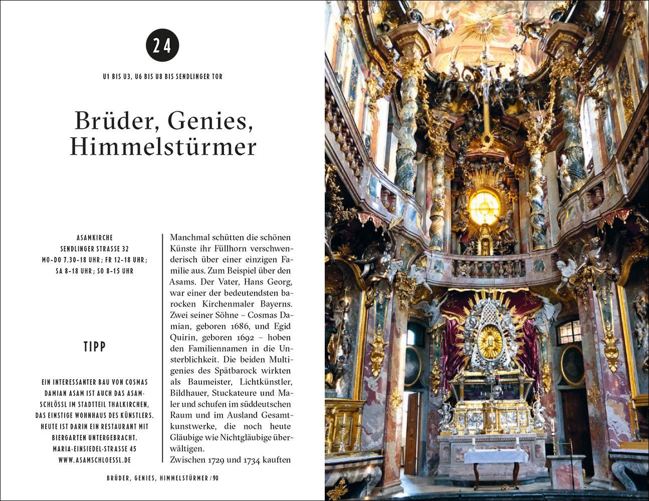 Beispielinhalt (Bild) München Reiseführer LIEBLINGSORTE