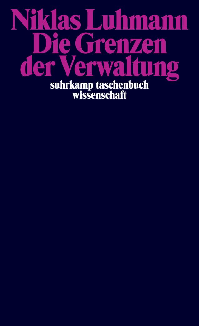 Vorderes Coverbild Die Grenzen der Verwaltung