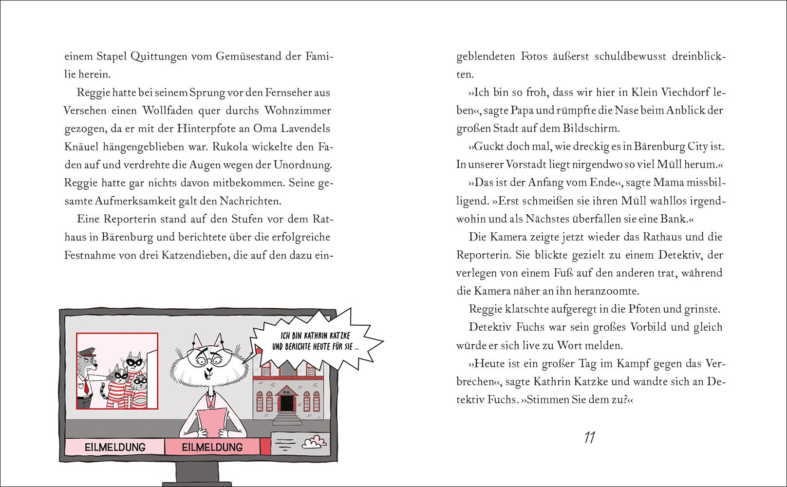 Beispielinhalt (Bild) Reggie Rabbit und der große Karottenraub