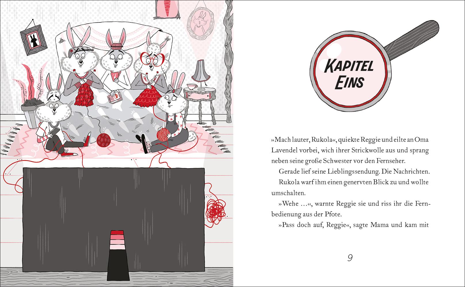 Beispielinhalt (Bild) Reggie Rabbit und der große Karottenraub