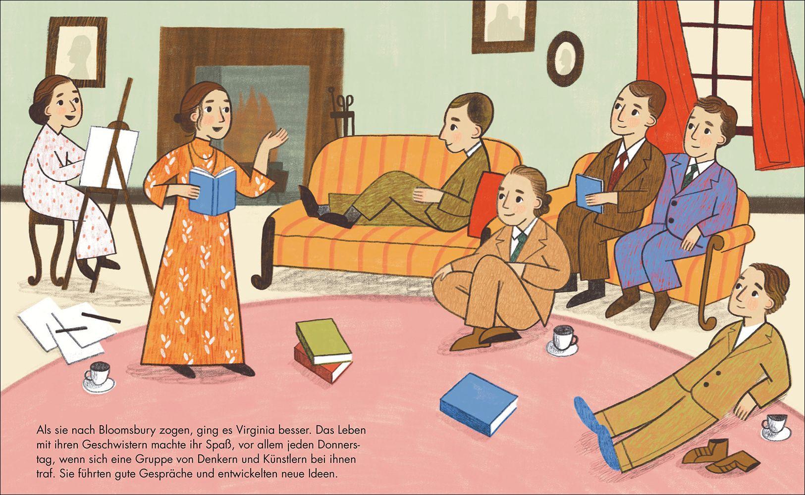 Beispielinhalt (Bild) Little People, Big Dreams - Virginia Woolf