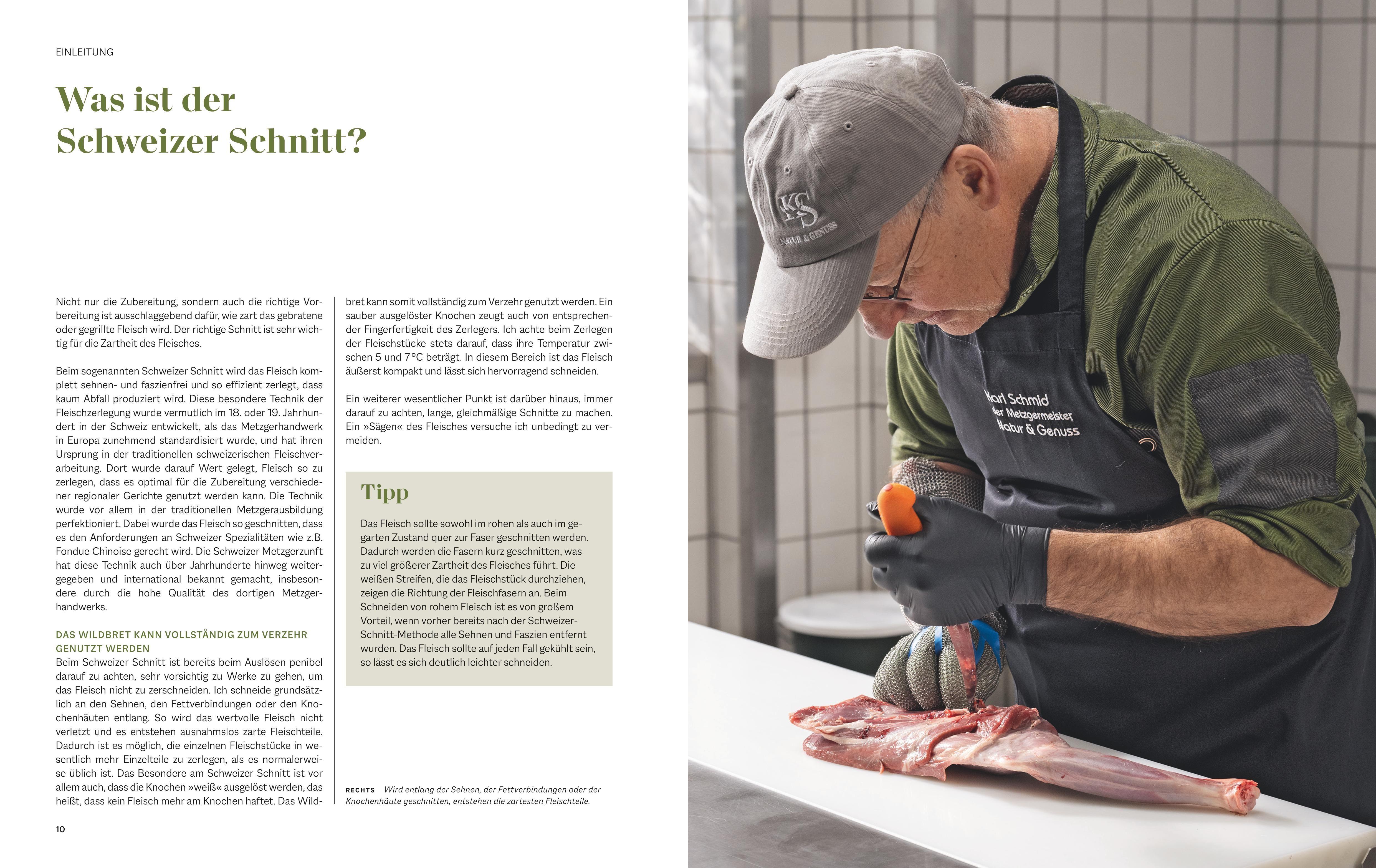 Beispielinhalt (Bild) Das Geheimnis des Schweizer Schnitts