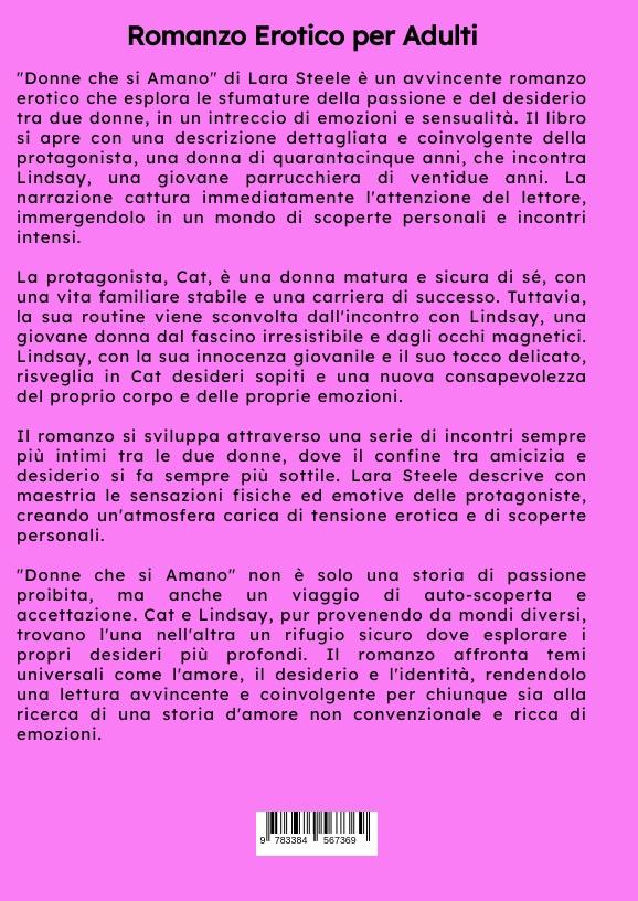 Rückseitencover Donne che si Amano