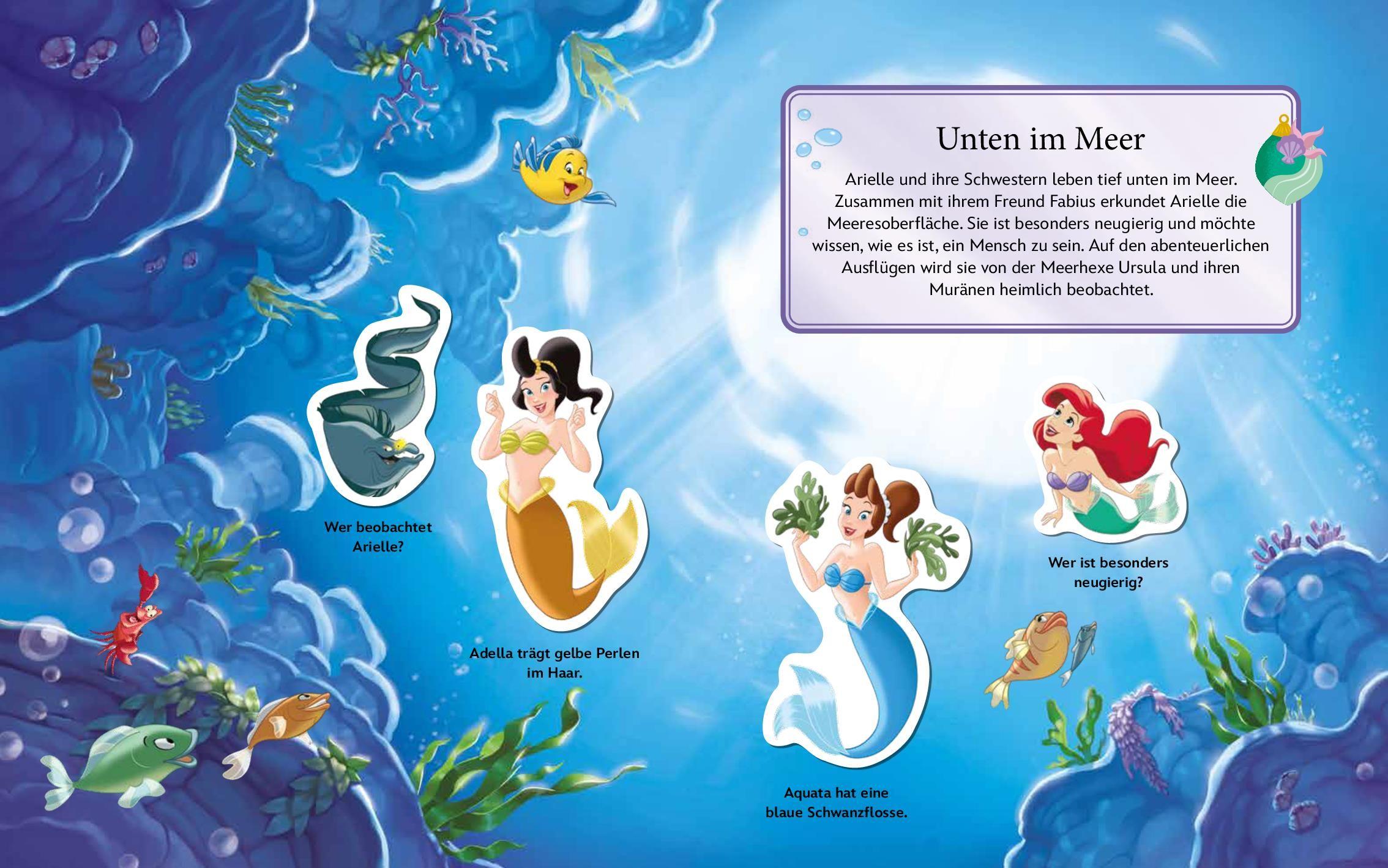 Beispielinhalt (Bild) Disney Klassiker Magnet-Spiel-Buch
