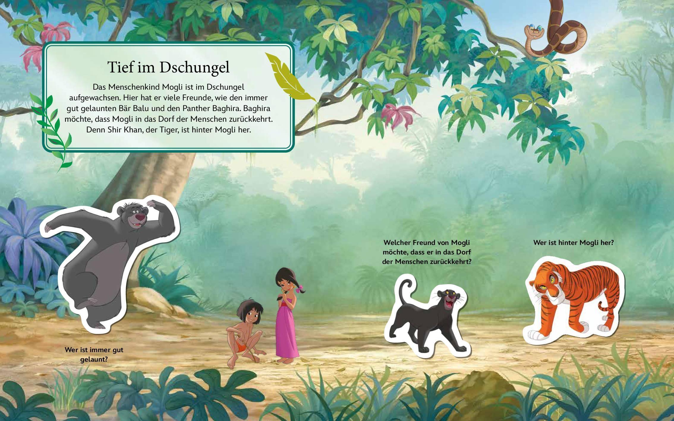 Beispielinhalt (Bild) Disney Klassiker Magnet-Spiel-Buch