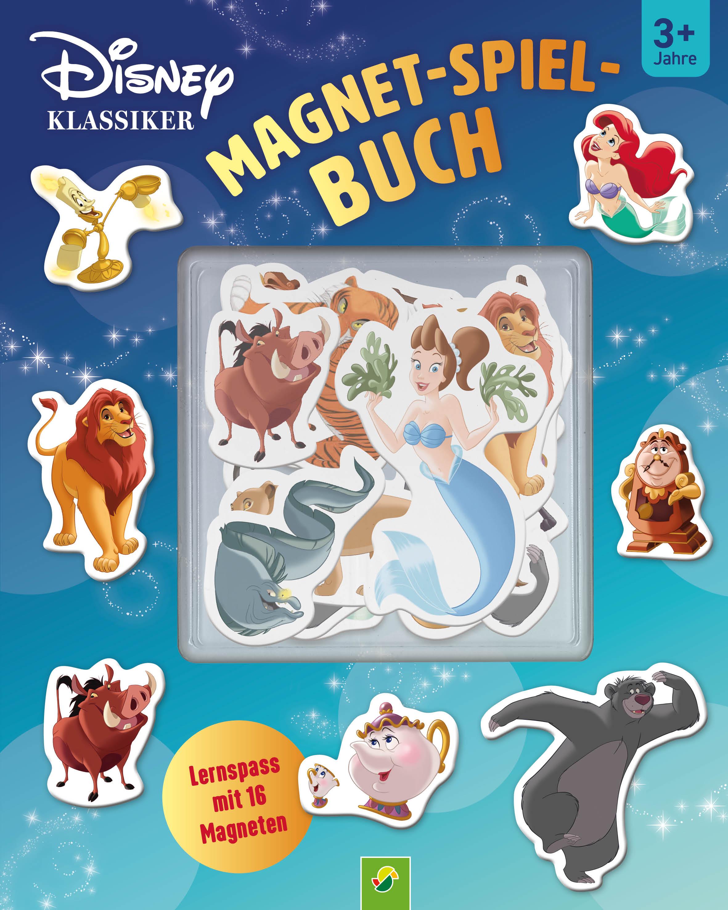 Vorderes Coverbild Disney Klassiker Magnet-Spiel-Buch