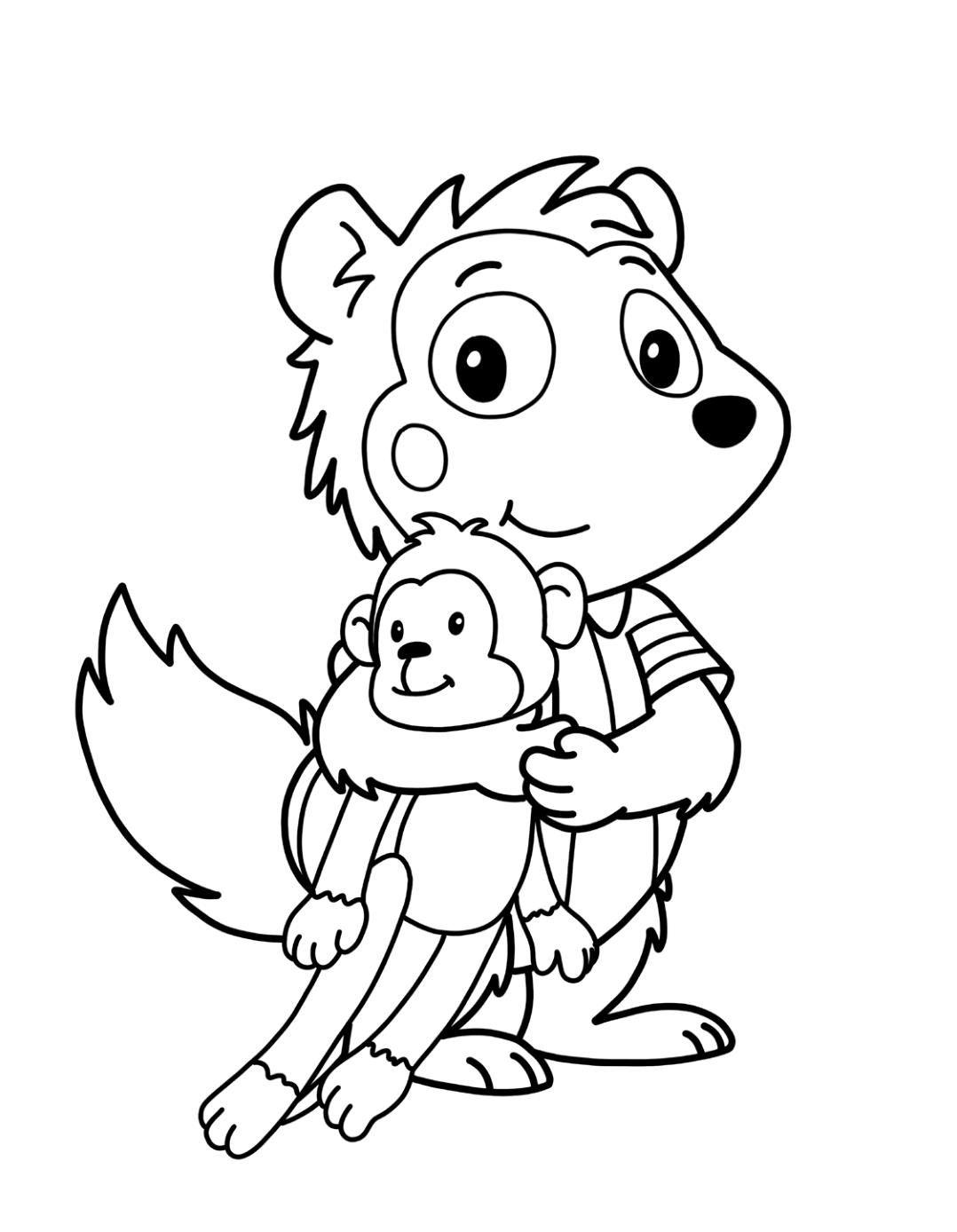 Beispielinhalt (Bild) Bobo Siebenschläfer Glitzer-Malblock