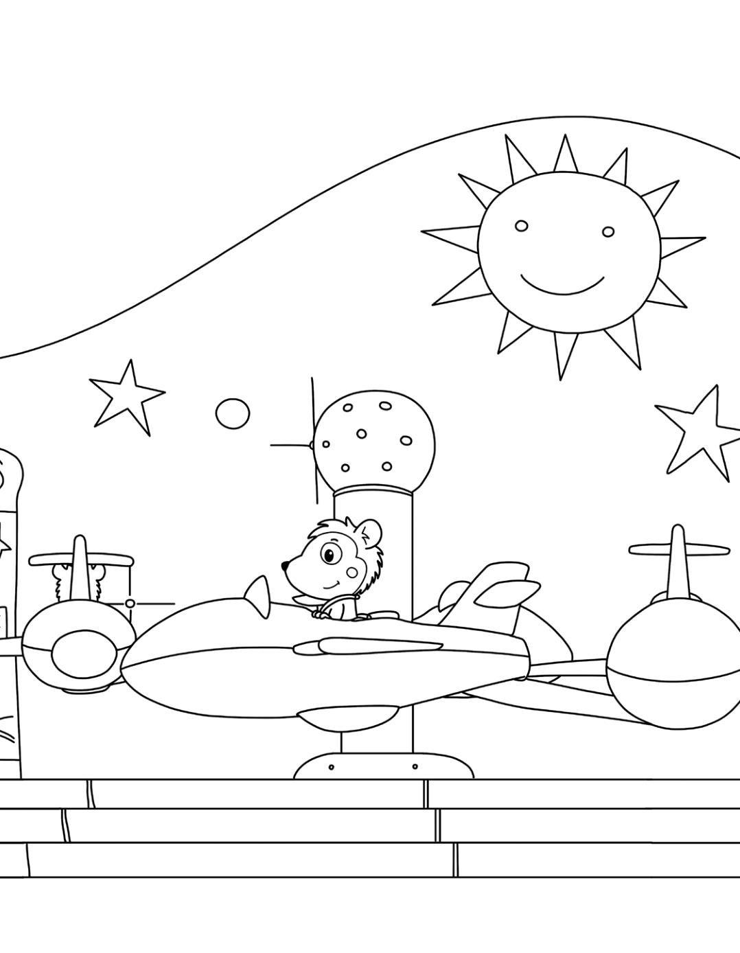 Beispielinhalt (Bild) Bobo Siebenschläfer Glitzer-Malblock