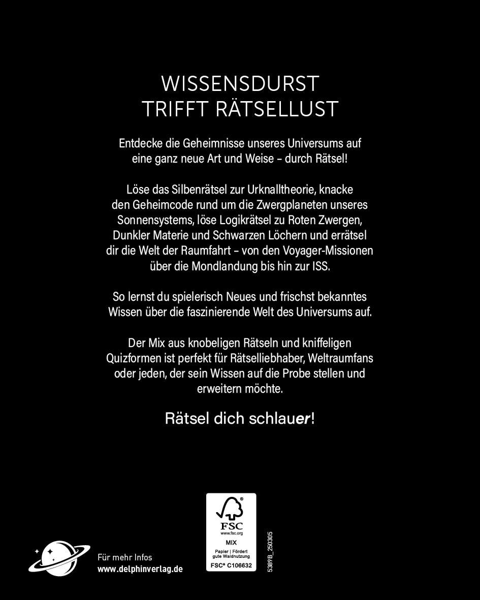 Rückseitencover Universum I Wissen in Rätseln
