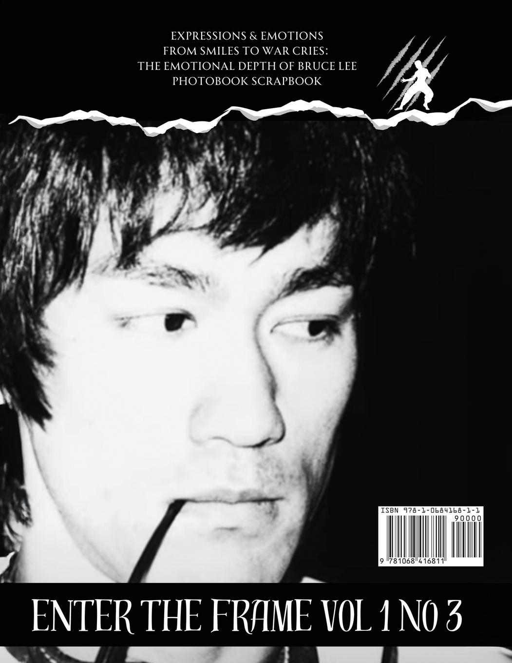 Rückseitencover Bruce Lee Enter the frame Issue No 3 EXPRESSIONS & EMOTIONS