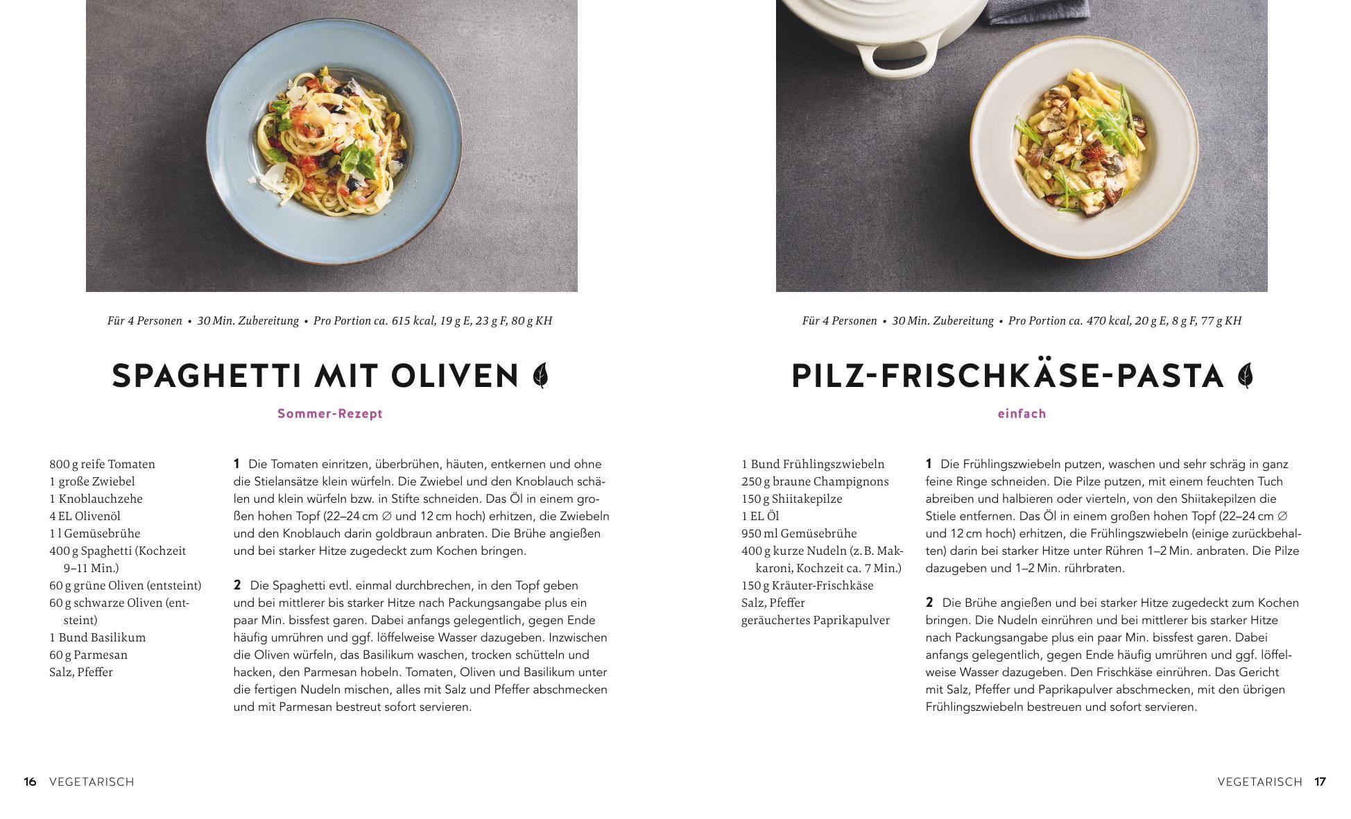 Beispielinhalt (Bild) One Pot Pasta