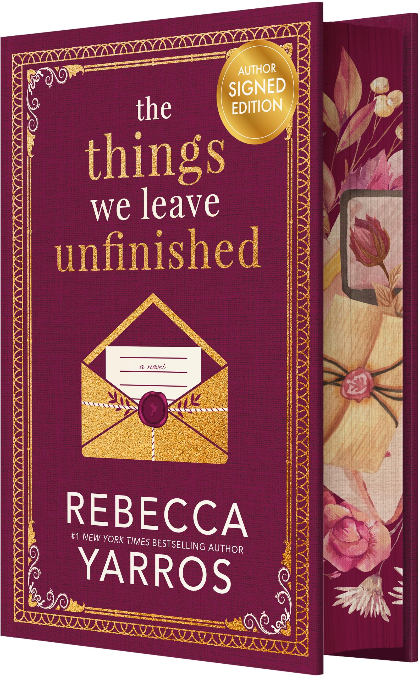 Vorderes Coverbild The Things We Leave Unfinished (Signed)