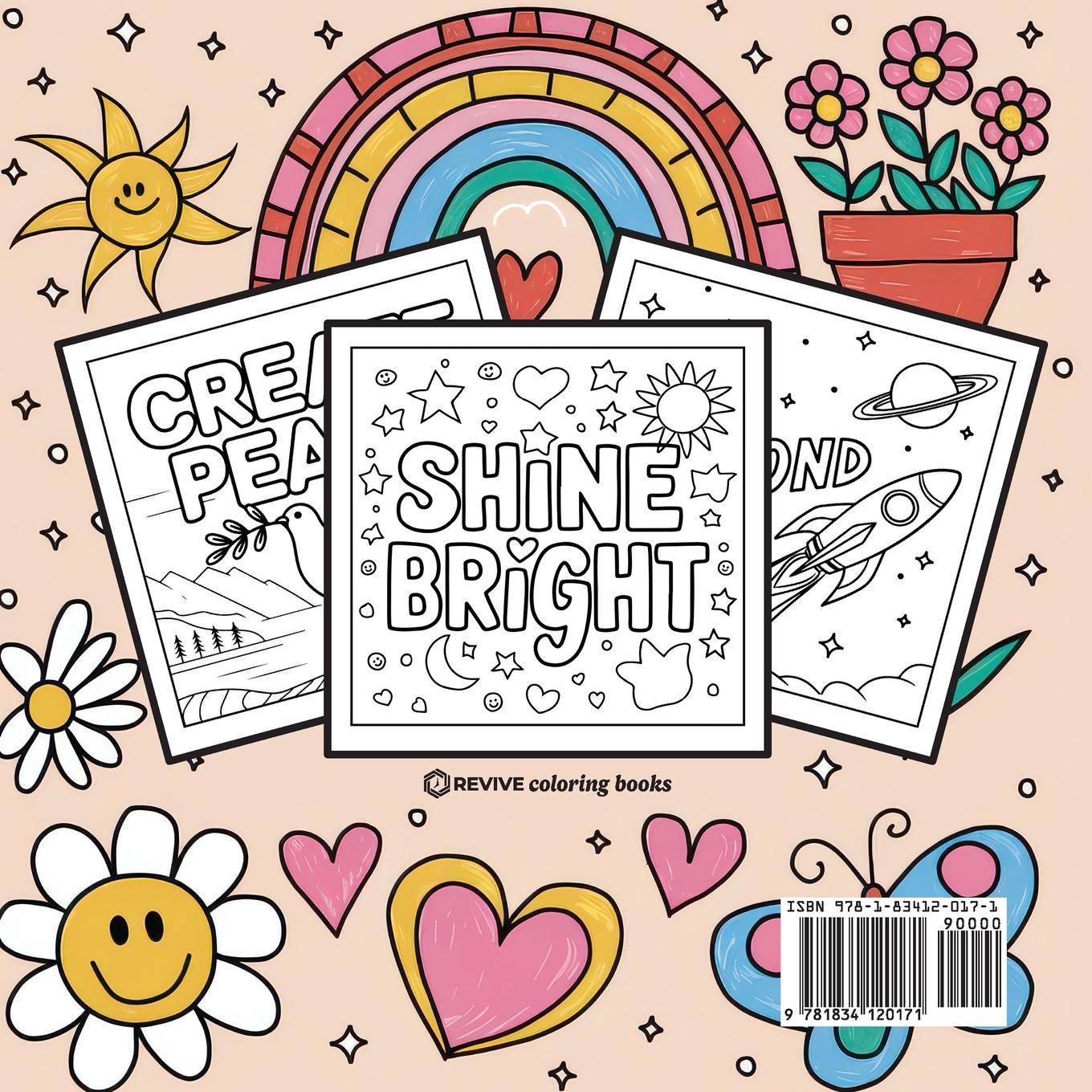 Rückseitencover Bold & Easy Motivational Coloring Book