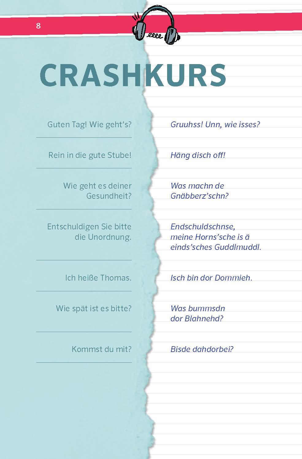 Beispielinhalt (Bild) Langenscheidt So geht Mundart Sächsisch