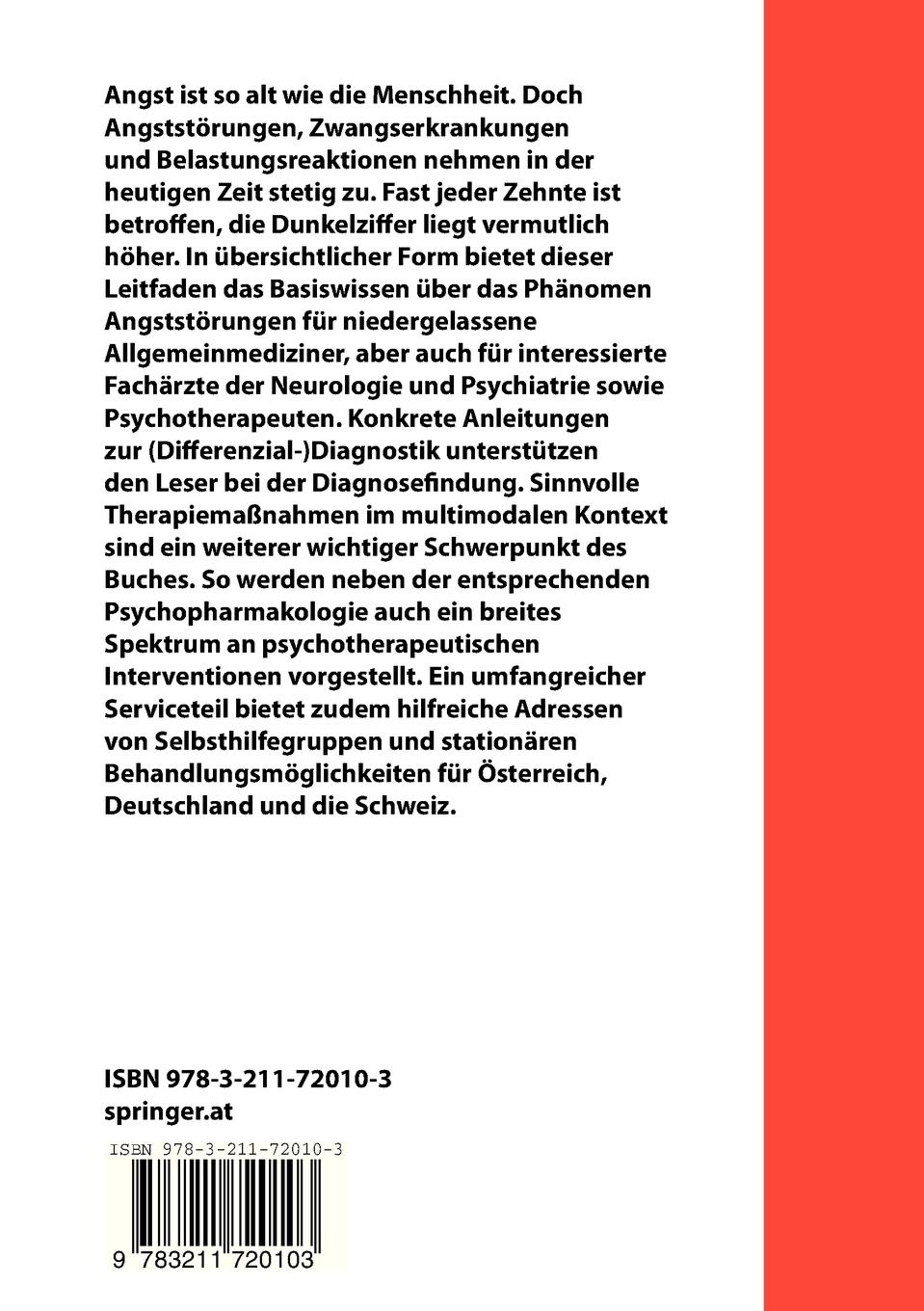 Rückseitencover Ängste, Zwänge und Belastungsreaktionen