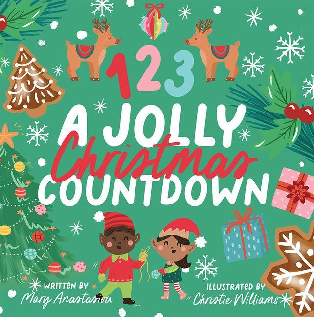 Vorderes Coverbild 123 a Jolly Christmas Countdown Board Book